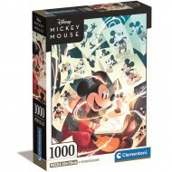 Disney: Mickey Mouse klasické 1000 dílků Compact puzzle 50x70cm - Clementoni