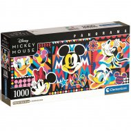 Disney: Mickey Mouse klasické 1000 dílků panorama puzzle 98x33cm - Clementoni