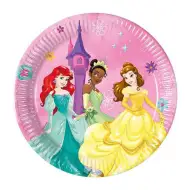 Disney+Princezny 8ks papírový talířek set 20cm