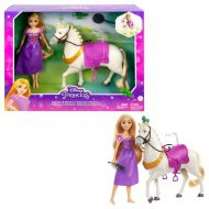 Disney Princezny Rapunzel a Maximus figurky - Mattel