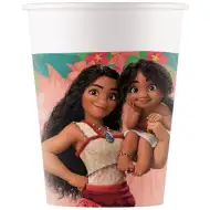 Disney+Princezny Vaiana 2 papírové kelímky 8ks sada 200ml