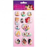 Disney: Sada 13 holografických 3D samolepek s Disney princeznami