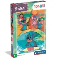 Disney+Stitch+Hvězdný+pes+supercolor+104+ks+puzzle+-+Clementoni