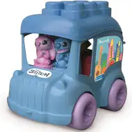 Disney Stitch školní autobus s měkkými stavebními kostkami - Clementoni