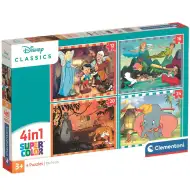Disney klasiky 4 v 1 Supercolor puzzle - Clementoni