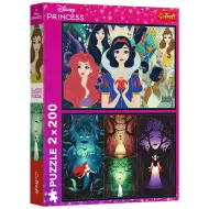 Disney okouzlující princezny 2x200dílné puzzle - Trefl