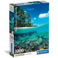 Dovolená na ostrově s 1000dílným HQC puzzle plakátem - Clementoni