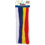 Drátovaný chenille v 5 barvách 30cm 50 ks