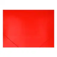 Duch: Neonově červená gumičková složka A4