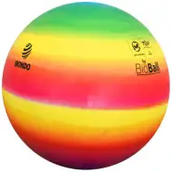 Duha vzor BioBall gumový míč 23 cm
