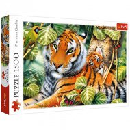 Dva tygři 1500 kusový puzzle - Trefl