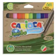 Eco Family Jumbo 12ks barevný filcový set - Carioca