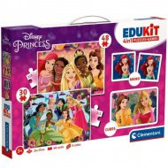 Edukit: Disney Princezny 4 v 1 sbírka her - Clementoni