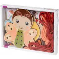 Eichhorn: Zvířecí navlékací dřevěná hračka - Simba Toys