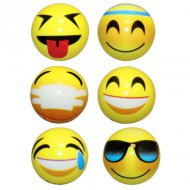 Emoji míček z gumy 6cm v různých variantách