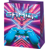 Exkluzivní gamer dárková taška střední velikosti 18x23x10 cm