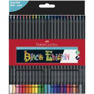 Faber-Castell: Black Edition barevné tužky set 24 kusů