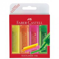 Faber-Castell: Doplnitelný zvýrazňovač textu 1546, sada 4 kusů