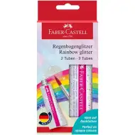Faber-Castell: Duhové třpytivé lepidlo 2x12ml