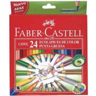 Faber-Castell: ECO trojúhelníkové barevné tužky, 24 ks