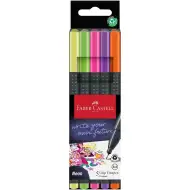 Faber-Castell: Grip neonová sada linerů 0,4 mm, 5 kusů