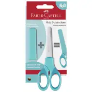 Faber-Castell: Grip školní pero v tyrkysové barvě s ochranou čepele