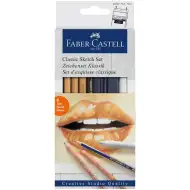 Faber-Castell: Monochromatická sada skicovacích tužek, 8 ks
