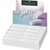 Faber-Castell: RollOn Sparkle bez PVC guma v bílé barvě 1 ks