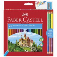 Faber-Castell: Sada barevných tužek 24+3 ks