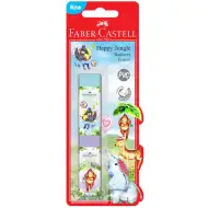 Faber-Castell: Veselá džungle PVC šroubovací guma 2ks sada