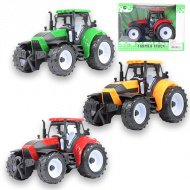 Farmářský traktor: Zemědělský traktor v různých barvách 18x11 cm