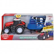 Fendt Farm přepravník zvířat s traktorem a přívěsem 26cm - Dickie Toys