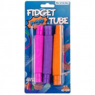 Fidget POP trubice ohebné trubky, sada 3 kusů