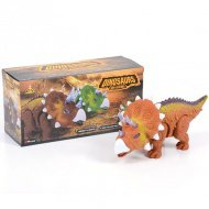 Figurka dinosaura Triceratops s efekty světla