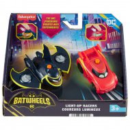 Fisher-Price: Batwheels svítící Redbird a Batwing sada 2 kusů autíček 1/55 - Mattel