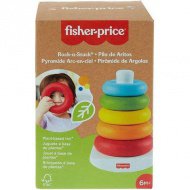 Fisher-Price: ECO Barevná skládací pyramida - dětská hračka - Mattel