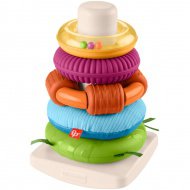 Fisher-Price: Senzorická pyramidová hračka Rock-A-Stack™ - Mattel