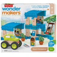 Fisher-Price: Wonder Makers plážový bungalov stavebnice 35 ks - Mattel