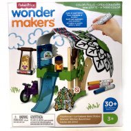 Fisher-Price: Wonder Makers vybarvovací dřevěný domeček - Mattel