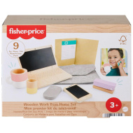 Fisher Price: Wood dřevěná Home office herní sada - Mattel