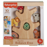 Fisher Price: Wood dřevěný balanční les - Mattel