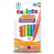 Fluorescenční neonové zvýrazňovače v sadě 8 kusů - Carioca