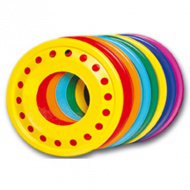 Frisbee vrhací kotouč děravý 28 cm - D-Toys