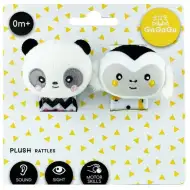 GaGaGu: Sada dvojitých chrastítek - Opice a Panda