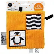 GaGaGu: oboustranná senzorická dečka s motivem tučňáka a mývala