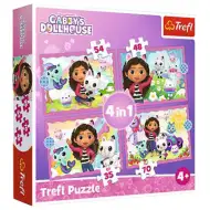 Gabi dětský dům 4 v 1 puzzle - Trefl