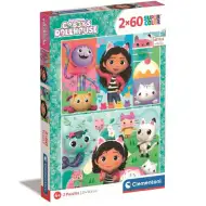 Gabi dětský dům Supercolor 2x60ks puzzle - Clementoni