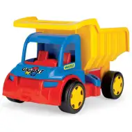 Gigant obří sklápěč s nosností 150 kg v modro-žluté barvě - Wader