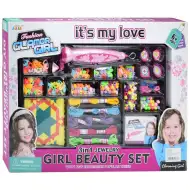 GlamorGirl: Sada na výrobu šperků s 500+ korálky, doplňky a strojem na navlékání korálků.