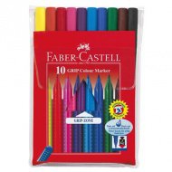 Grip barevné omyvatelné filcové pero 10ks sada - Faber-Castell